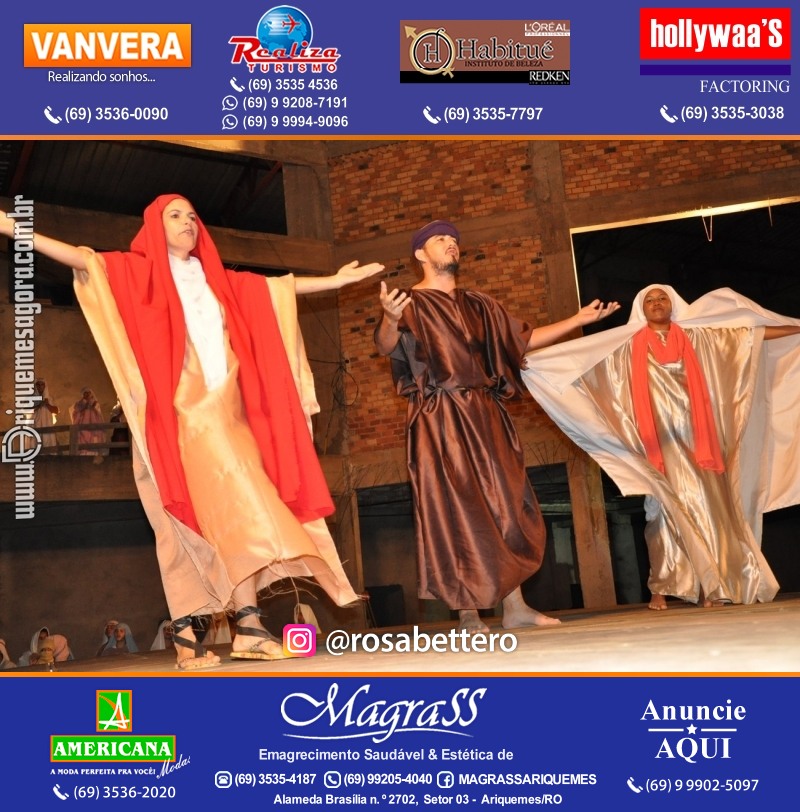 VAMOS LEMBRAR? Teatro “Paixão de Cristo” em Ariquemes