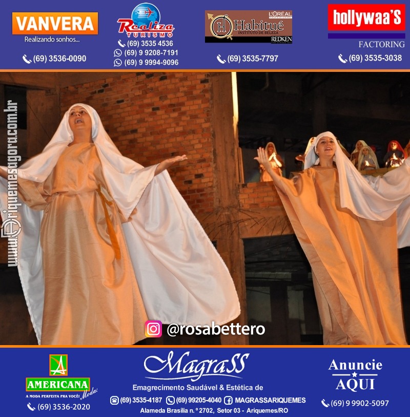 VAMOS LEMBRAR? Teatro “Paixão de Cristo” em Ariquemes