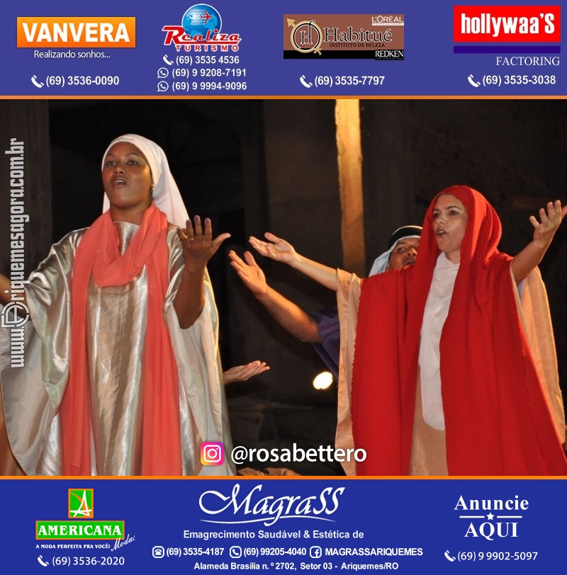 VAMOS LEMBRAR? Teatro “Paixão de Cristo” em Ariquemes