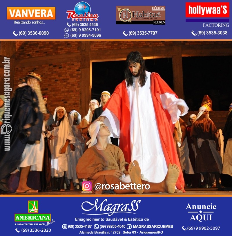 VAMOS LEMBRAR? Teatro “Paixão de Cristo” em Ariquemes