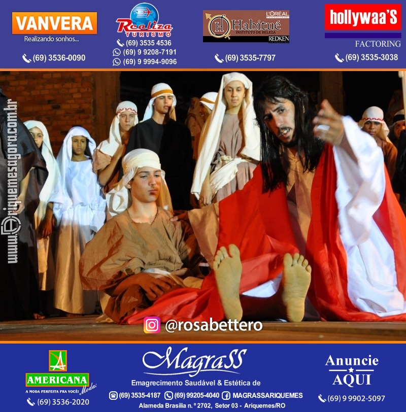 VAMOS LEMBRAR? Teatro “Paixão de Cristo” em Ariquemes