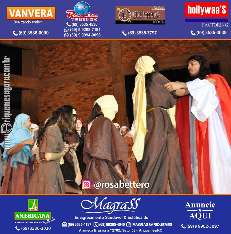VAMOS LEMBRAR? Teatro “Paixão de Cristo” em Ariquemes