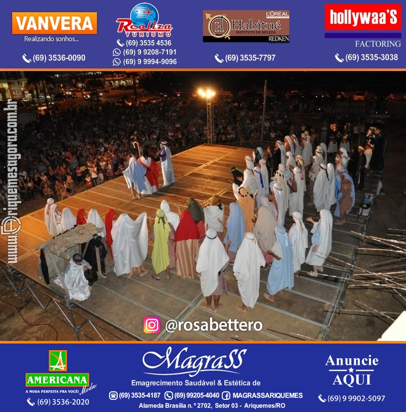 VAMOS LEMBRAR? Teatro “Paixão de Cristo” em Ariquemes