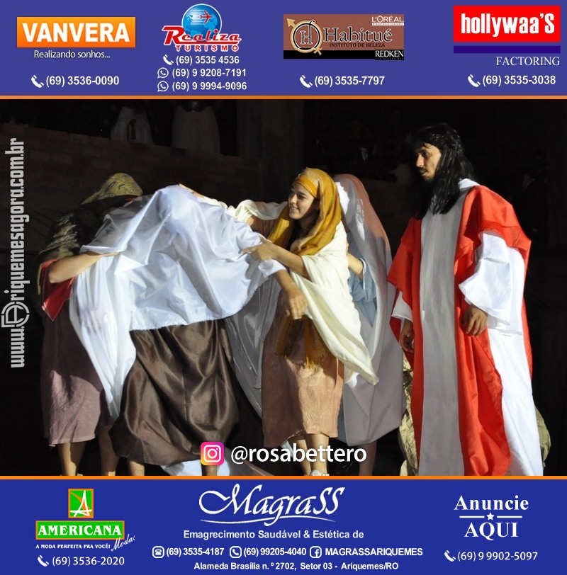 VAMOS LEMBRAR? Teatro “Paixão de Cristo” em Ariquemes