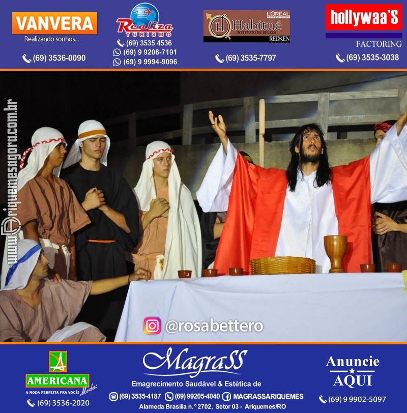 VAMOS LEMBRAR? Teatro “Paixão de Cristo” em Ariquemes