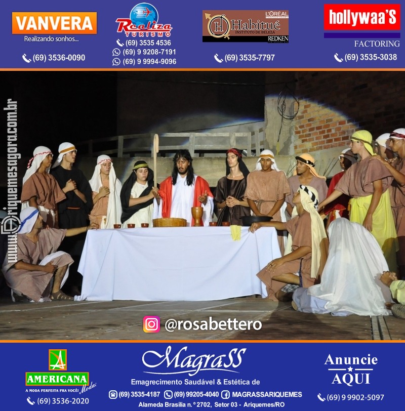 VAMOS LEMBRAR? Teatro “Paixão de Cristo” em Ariquemes
