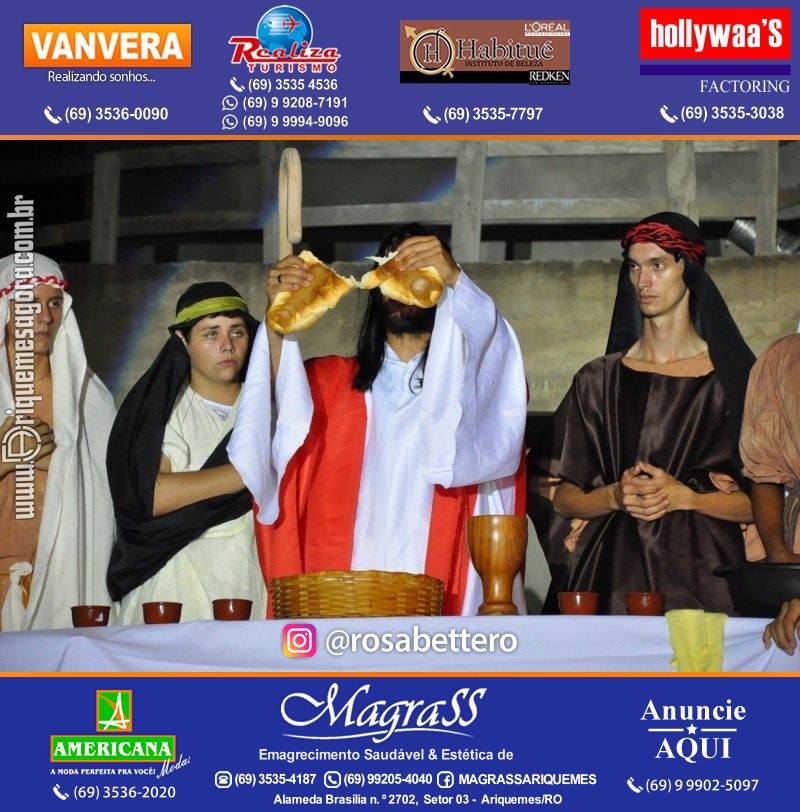 VAMOS LEMBRAR? Teatro “Paixão de Cristo” em Ariquemes