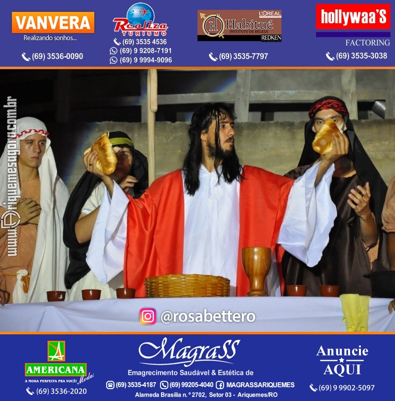 VAMOS LEMBRAR? Teatro “Paixão de Cristo” em Ariquemes