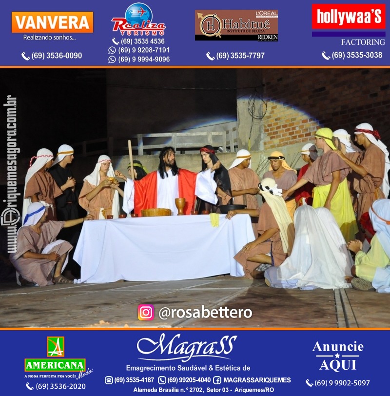 VAMOS LEMBRAR? Teatro “Paixão de Cristo” em Ariquemes