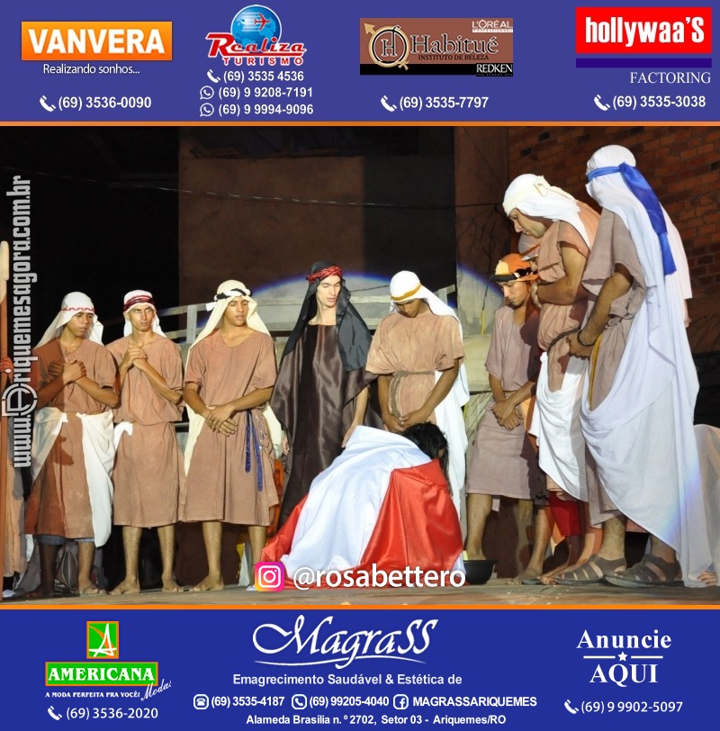 VAMOS LEMBRAR? Teatro “Paixão de Cristo” em Ariquemes