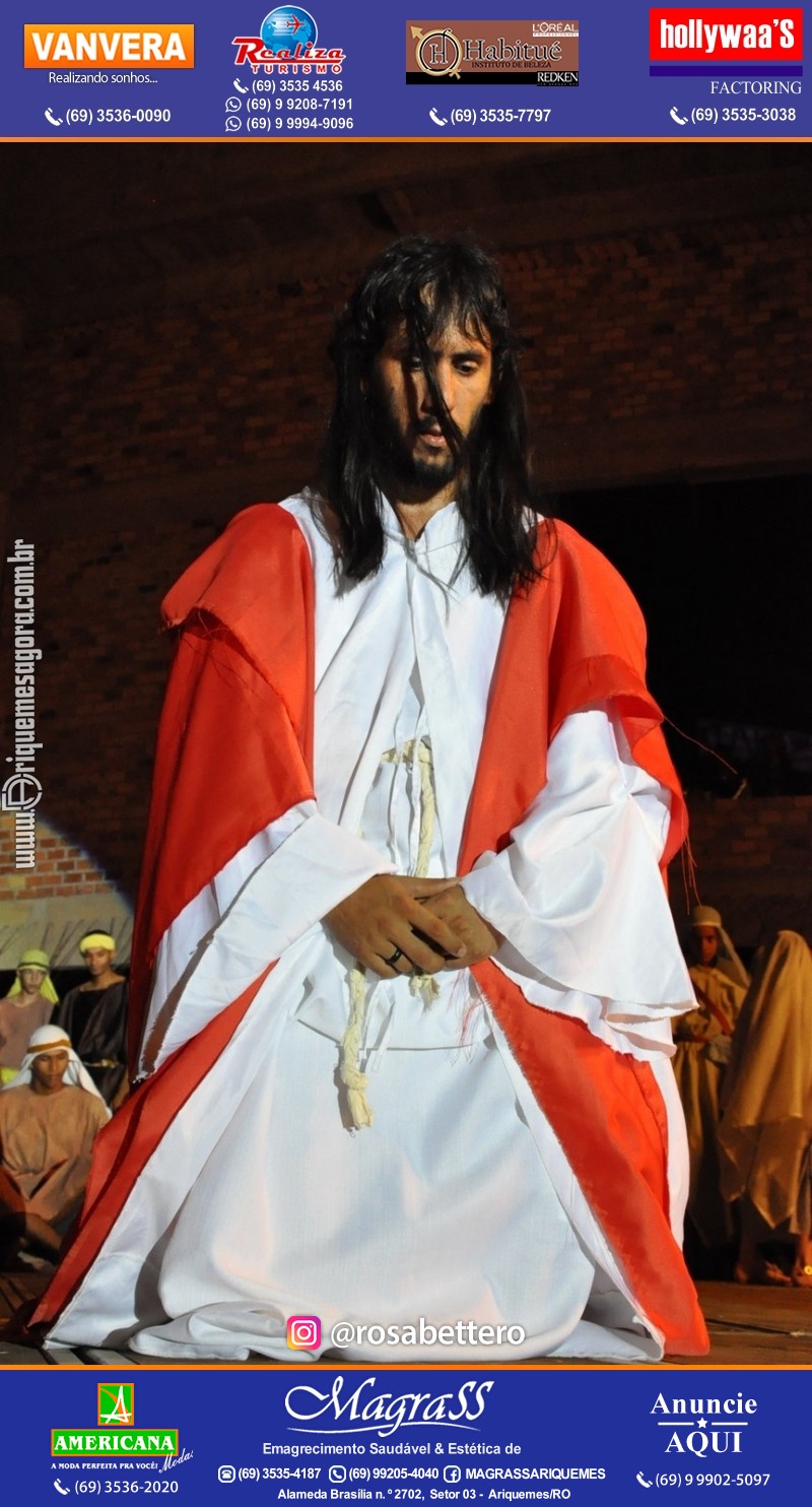VAMOS LEMBRAR? Teatro “Paixão de Cristo” em Ariquemes
