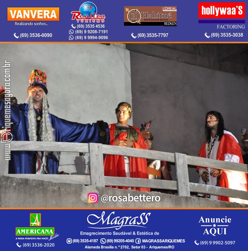 VAMOS LEMBRAR? Teatro “Paixão de Cristo” em Ariquemes