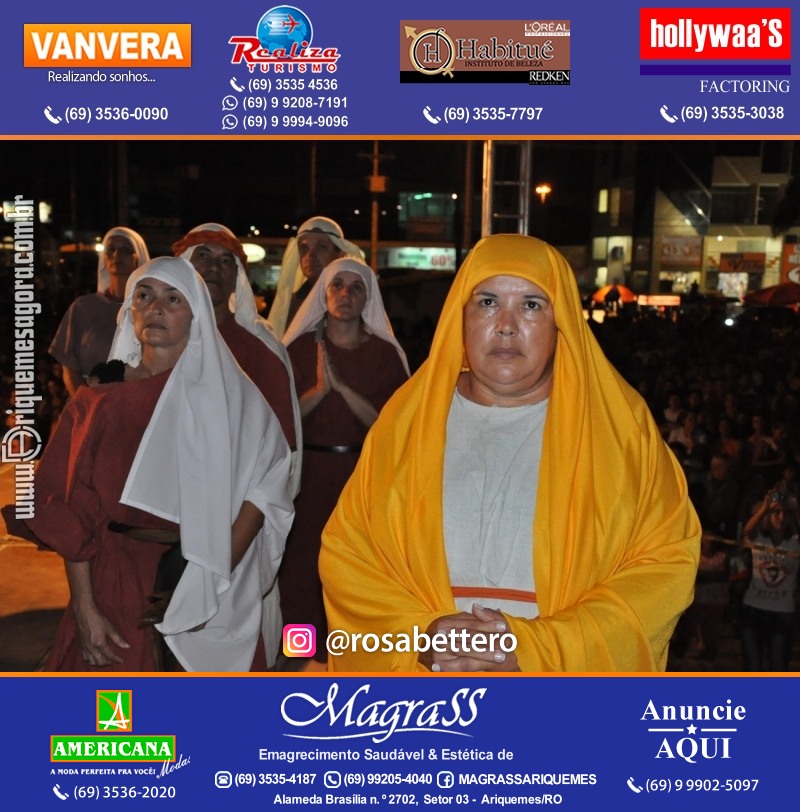 VAMOS LEMBRAR? Teatro “Paixão de Cristo” em Ariquemes