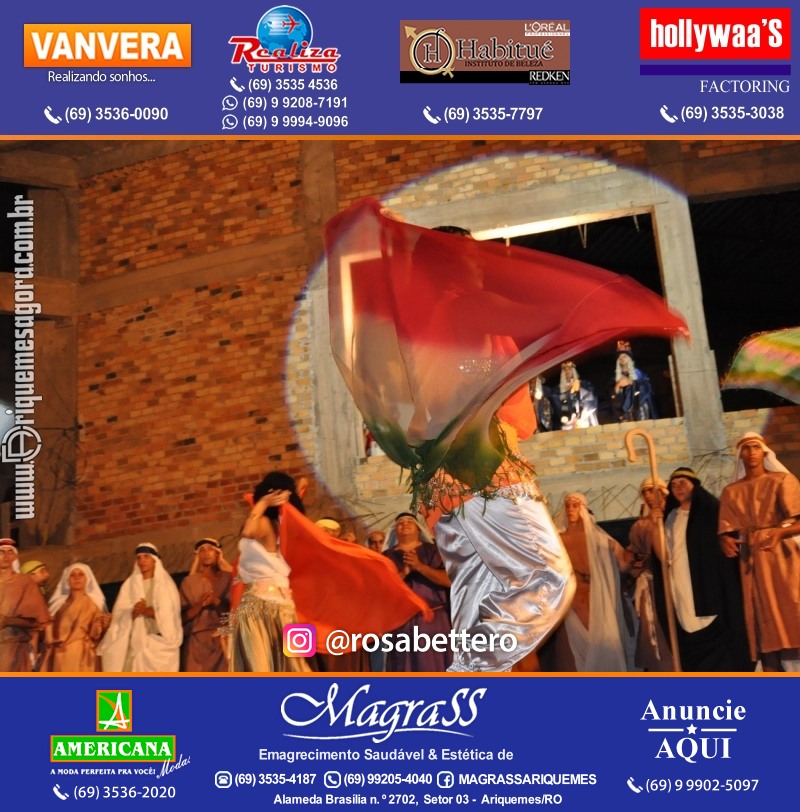 VAMOS LEMBRAR? Teatro “Paixão de Cristo” em Ariquemes
