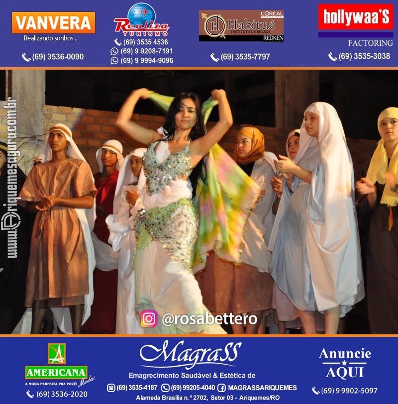 VAMOS LEMBRAR? Teatro “Paixão de Cristo” em Ariquemes