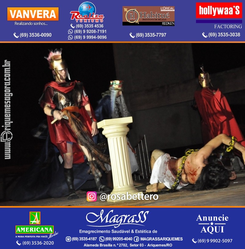 VAMOS LEMBRAR? Teatro “Paixão de Cristo” em Ariquemes