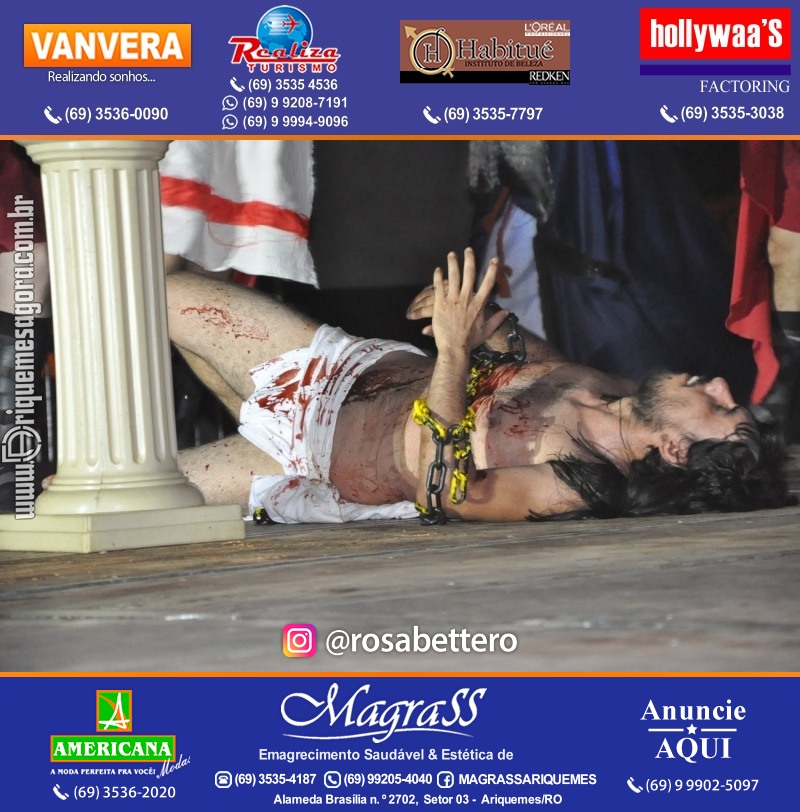 VAMOS LEMBRAR? Teatro “Paixão de Cristo” em Ariquemes