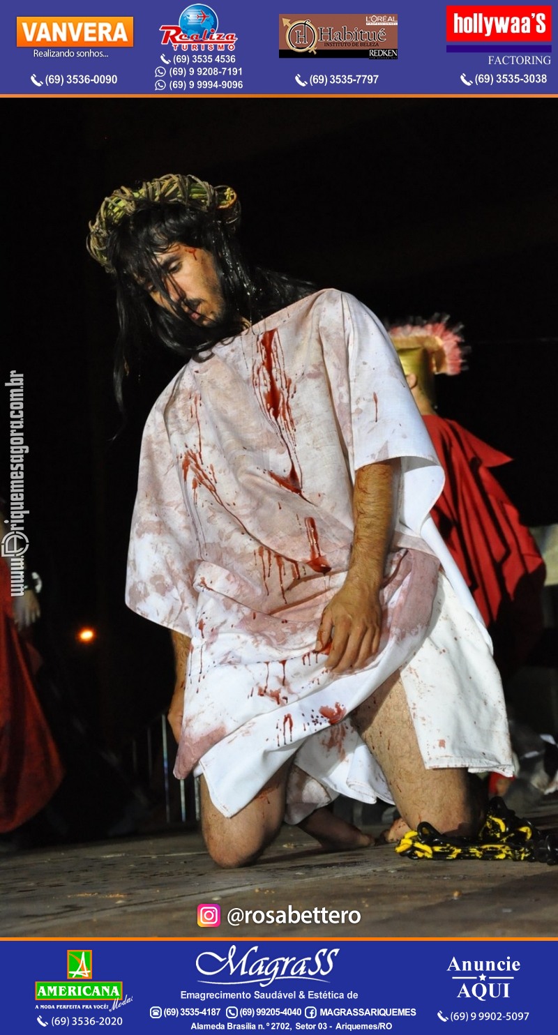 VAMOS LEMBRAR? Teatro “Paixão de Cristo” em Ariquemes