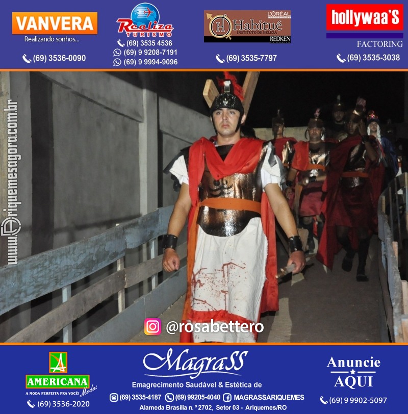 VAMOS LEMBRAR? Teatro “Paixão de Cristo” em Ariquemes
