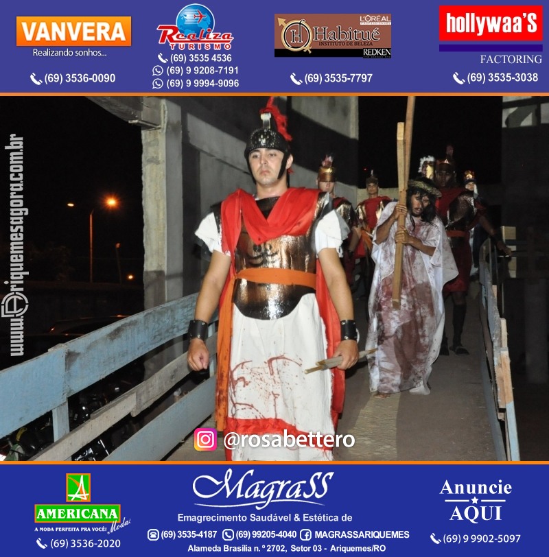 VAMOS LEMBRAR? Teatro “Paixão de Cristo” em Ariquemes