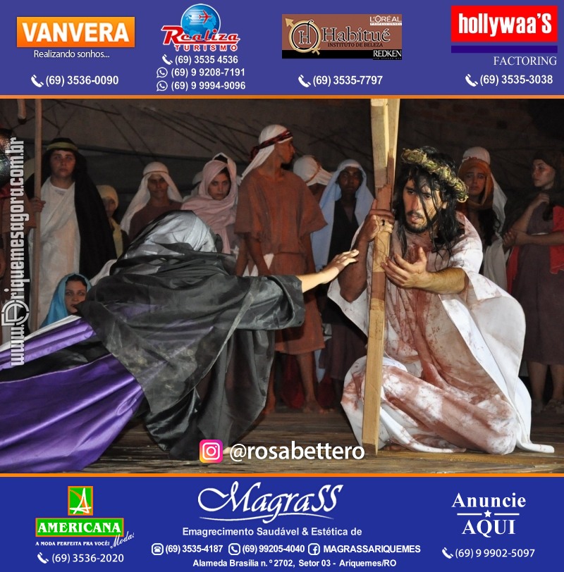 VAMOS LEMBRAR? Teatro “Paixão de Cristo” em Ariquemes