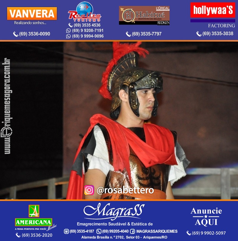 VAMOS LEMBRAR? Teatro “Paixão de Cristo” em Ariquemes