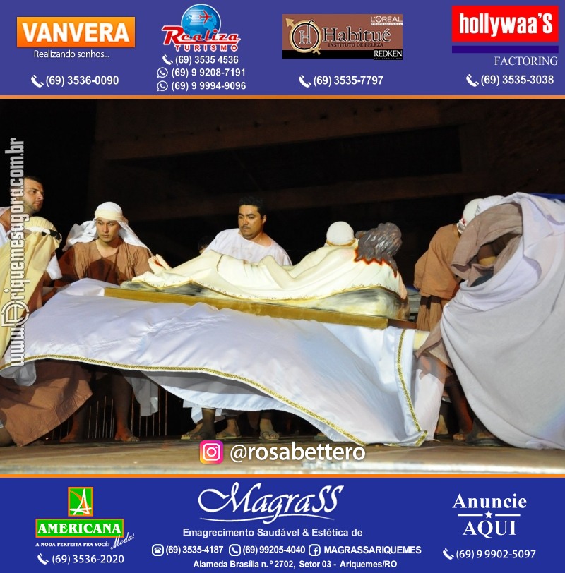 VAMOS LEMBRAR? Teatro “Paixão de Cristo” em Ariquemes