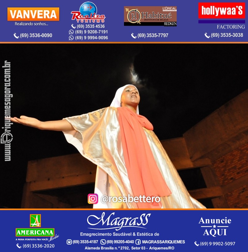 VAMOS LEMBRAR? Teatro “Paixão de Cristo” em Ariquemes