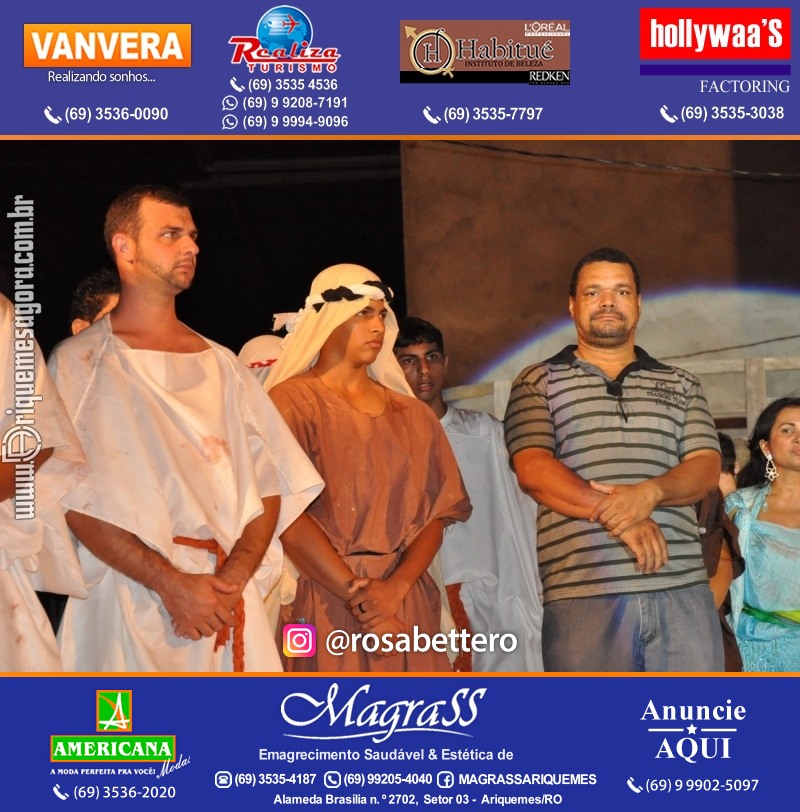 VAMOS LEMBRAR? Teatro “Paixão de Cristo” em Ariquemes