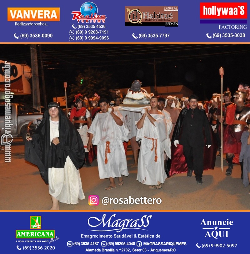 VAMOS LEMBRAR? Teatro “Paixão de Cristo” em Ariquemes