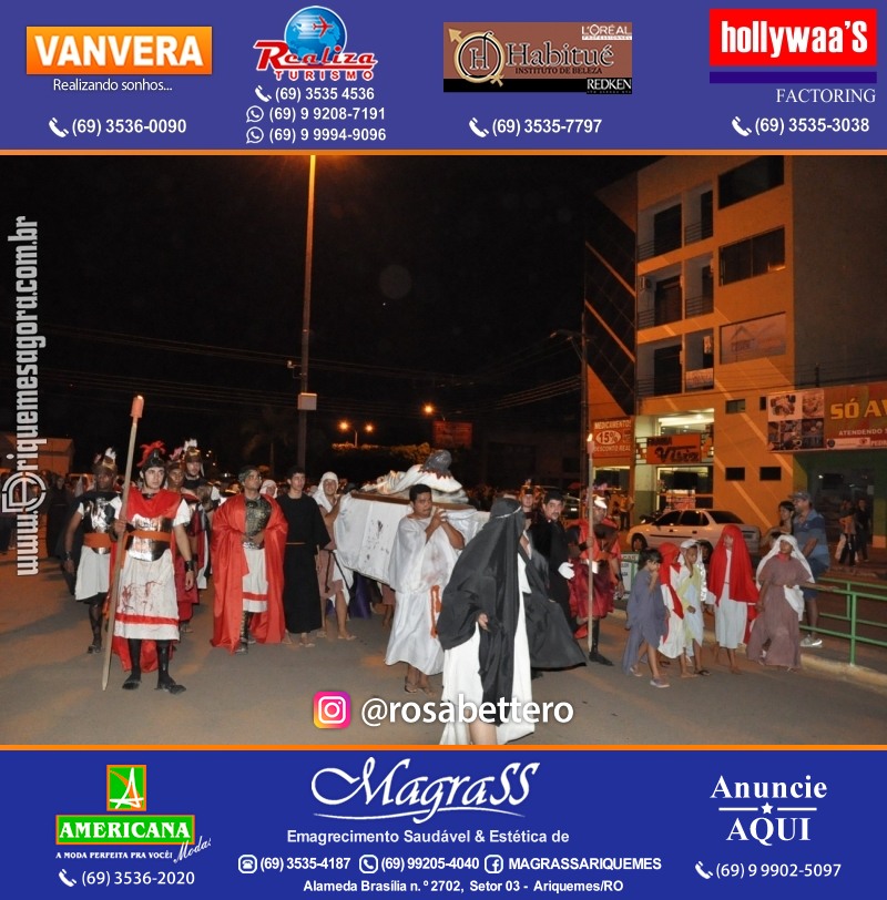 VAMOS LEMBRAR? Teatro “Paixão de Cristo” em Ariquemes
