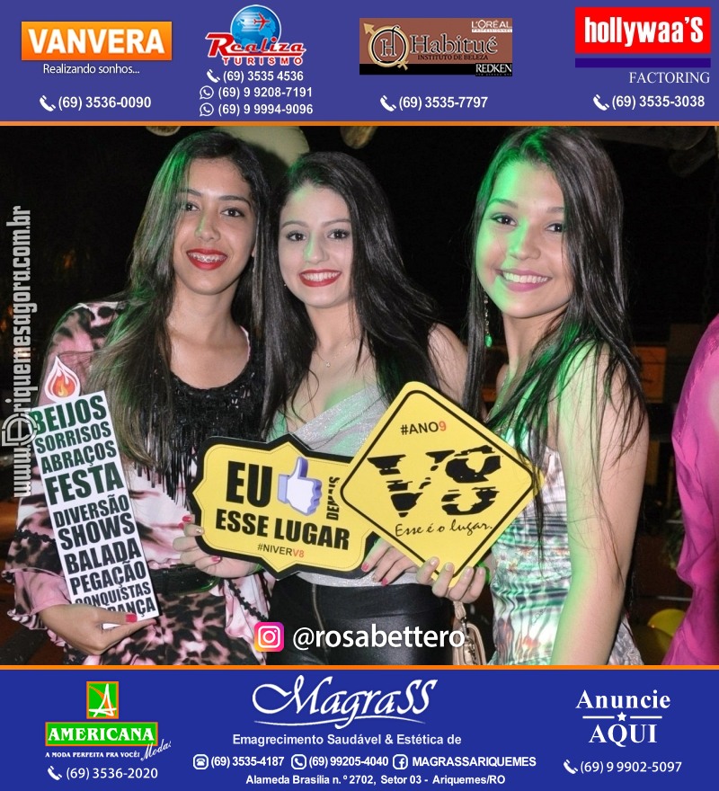 VAMOS LEMBRAR? Aniversário V-8 “Esse é o Lugar” em Ariquemes
