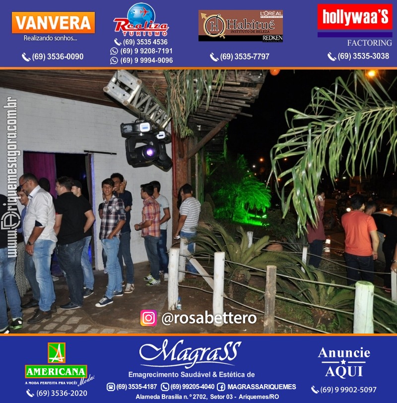 VAMOS LEMBRAR? Aniversário V-8 “Esse é o Lugar” em Ariquemes