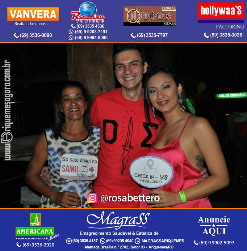 VAMOS LEMBRAR? Aniversário V-8 “Esse é o Lugar” em Ariquemes