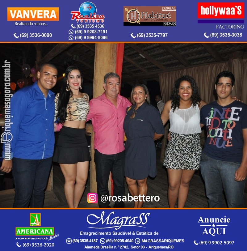 VAMOS LEMBRAR? Aniversário V-8 “Esse é o Lugar” em Ariquemes