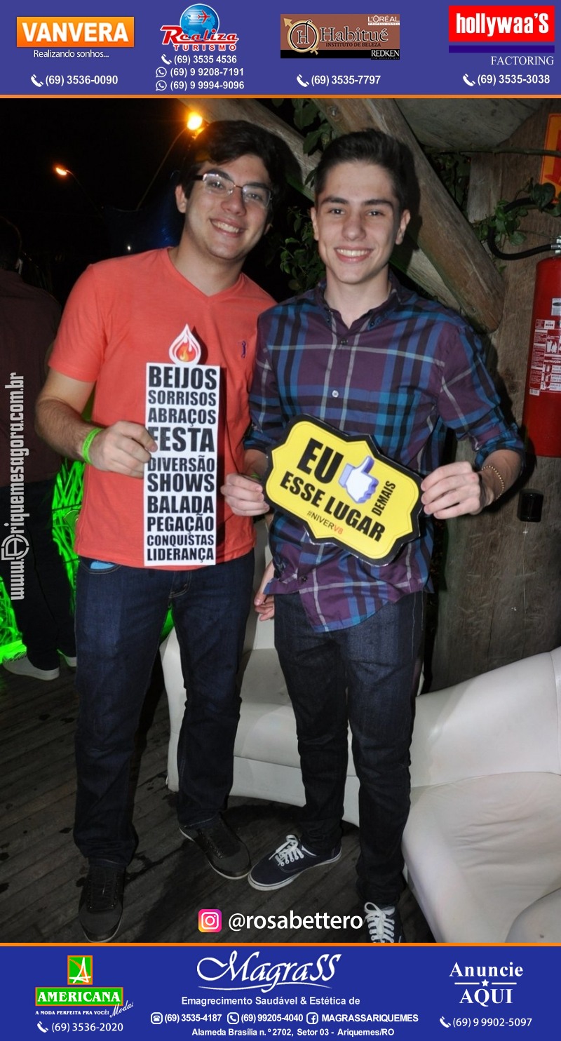 VAMOS LEMBRAR? Aniversário V-8 “Esse é o Lugar” em Ariquemes