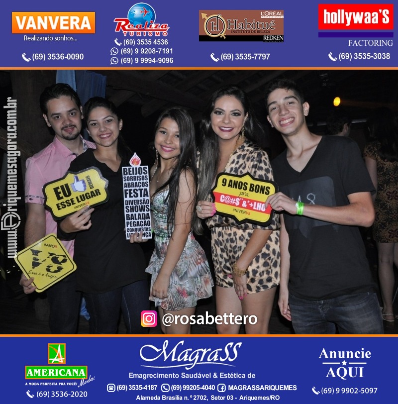 VAMOS LEMBRAR? Aniversário V-8 “Esse é o Lugar” em Ariquemes