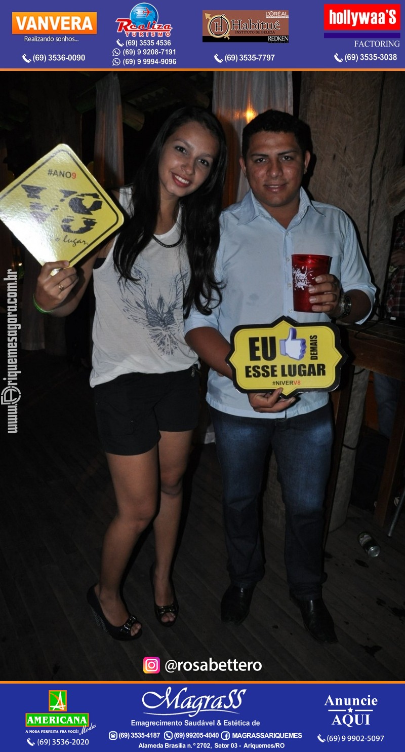 VAMOS LEMBRAR? Aniversário V-8 “Esse é o Lugar” em Ariquemes