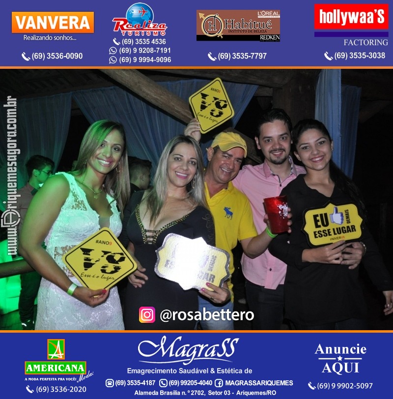 VAMOS LEMBRAR? Aniversário V-8 “Esse é o Lugar” em Ariquemes