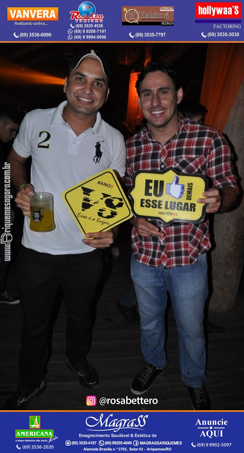 VAMOS LEMBRAR? Aniversário V-8 “Esse é o Lugar” em Ariquemes