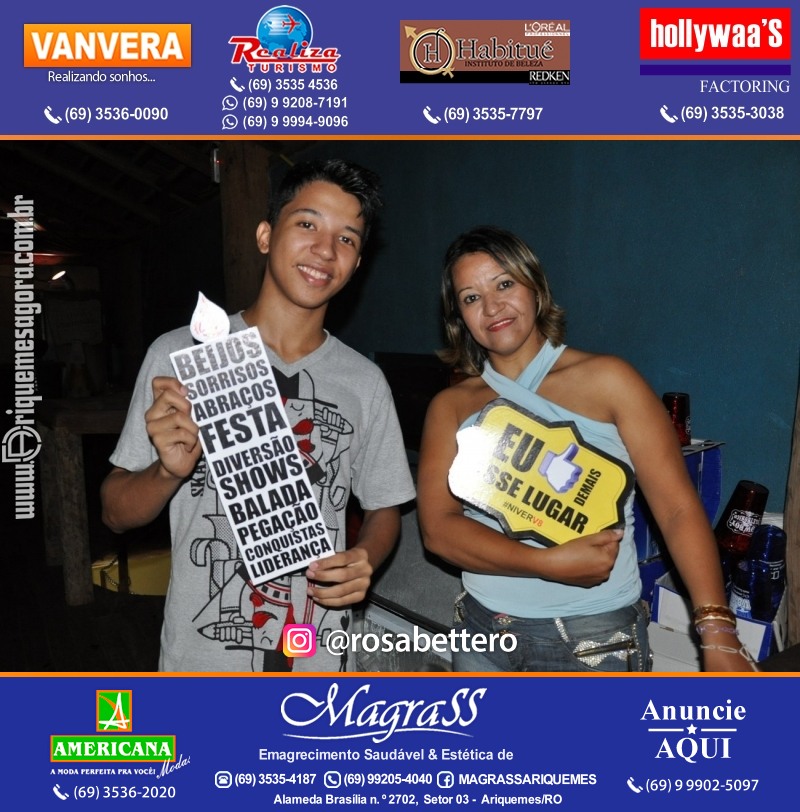 VAMOS LEMBRAR? Aniversário V-8 “Esse é o Lugar” em Ariquemes