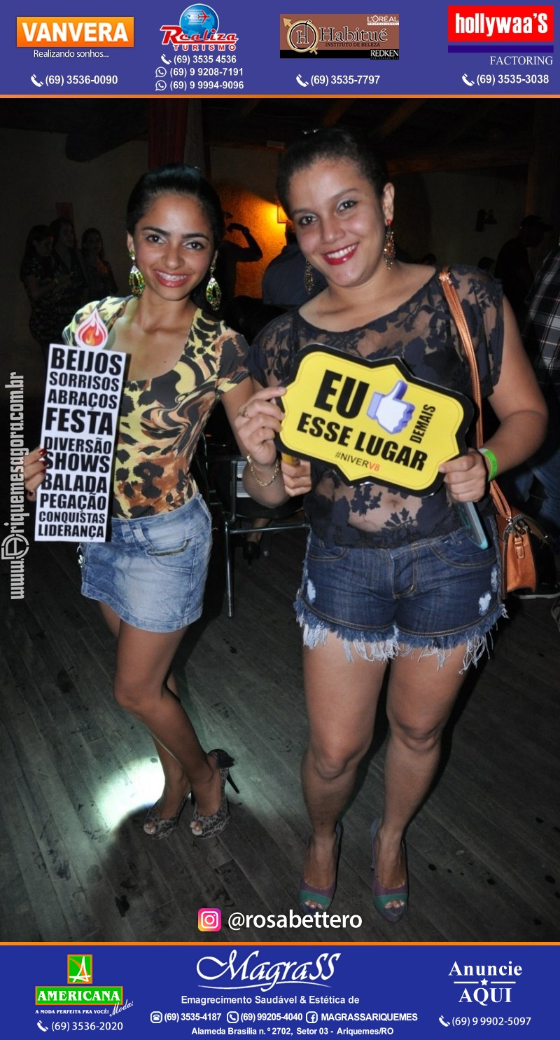VAMOS LEMBRAR? Aniversário V-8 “Esse é o Lugar” em Ariquemes