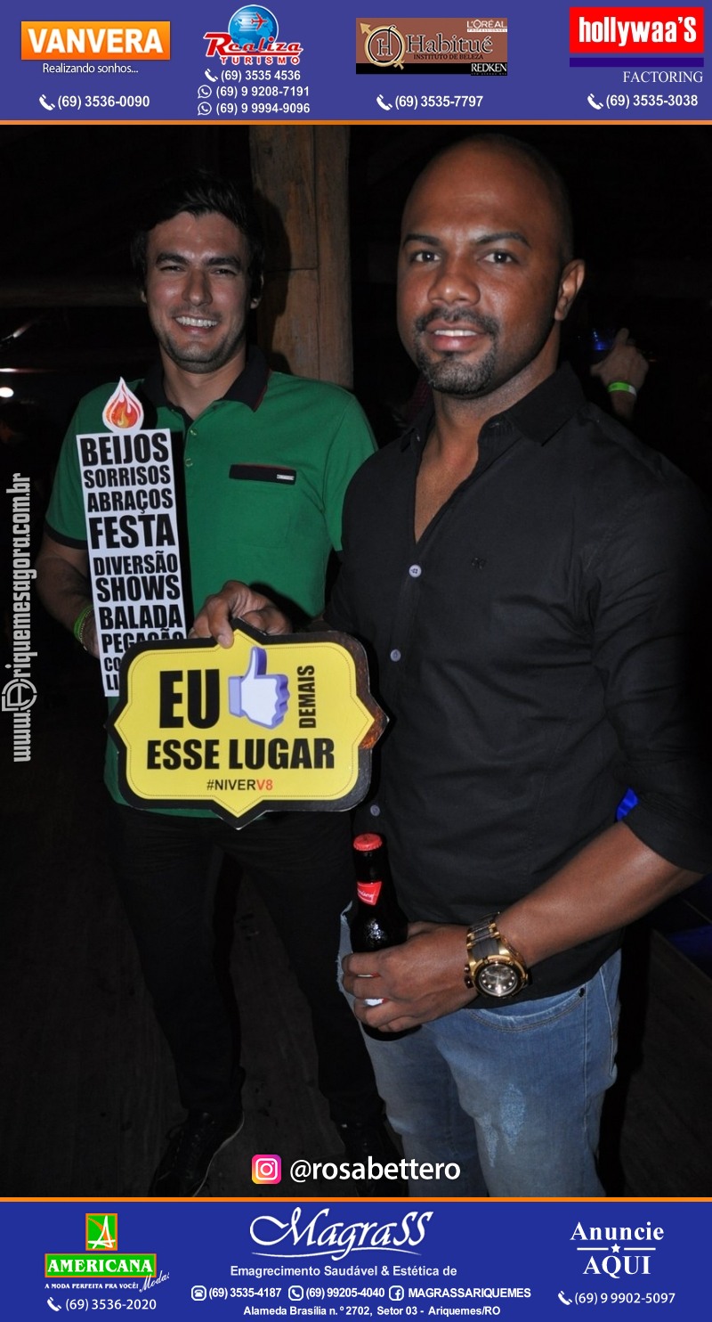 VAMOS LEMBRAR? Aniversário V-8 “Esse é o Lugar” em Ariquemes