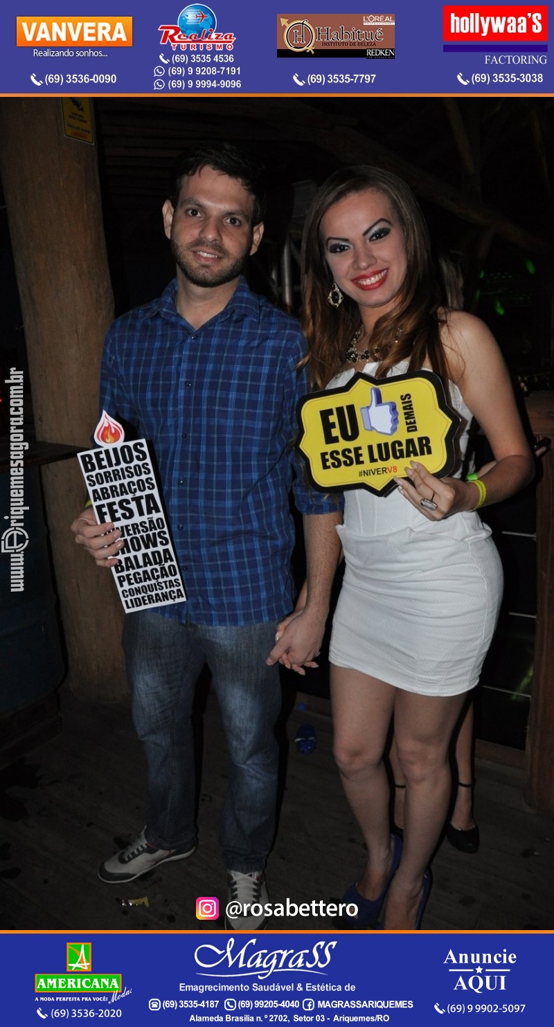 VAMOS LEMBRAR? Aniversário V-8 “Esse é o Lugar” em Ariquemes