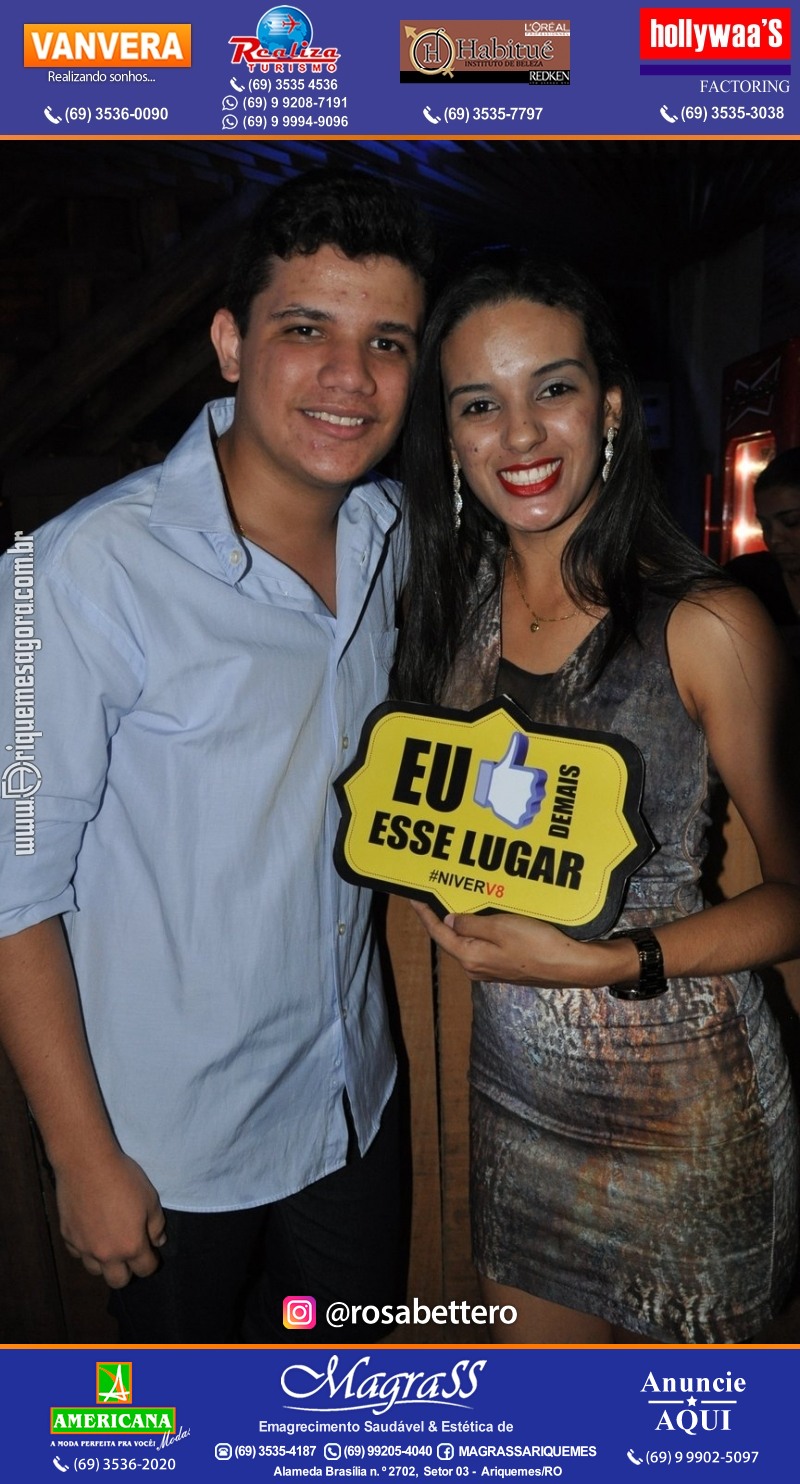VAMOS LEMBRAR? Aniversário V-8 “Esse é o Lugar” em Ariquemes