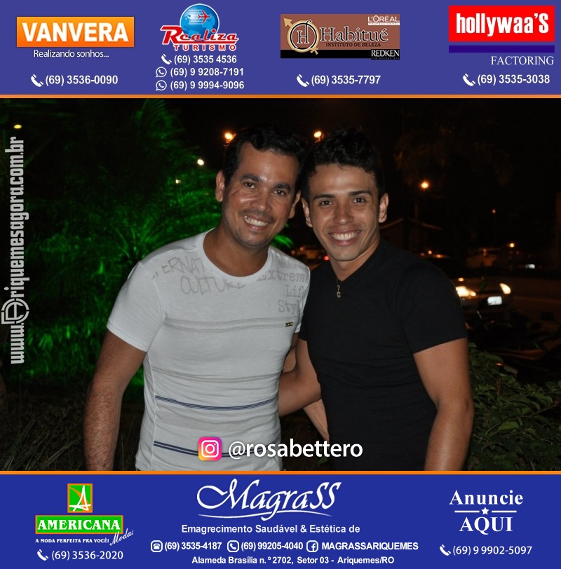 VAMOS LEMBRAR? Aniversário V-8 “Esse é o Lugar” em Ariquemes