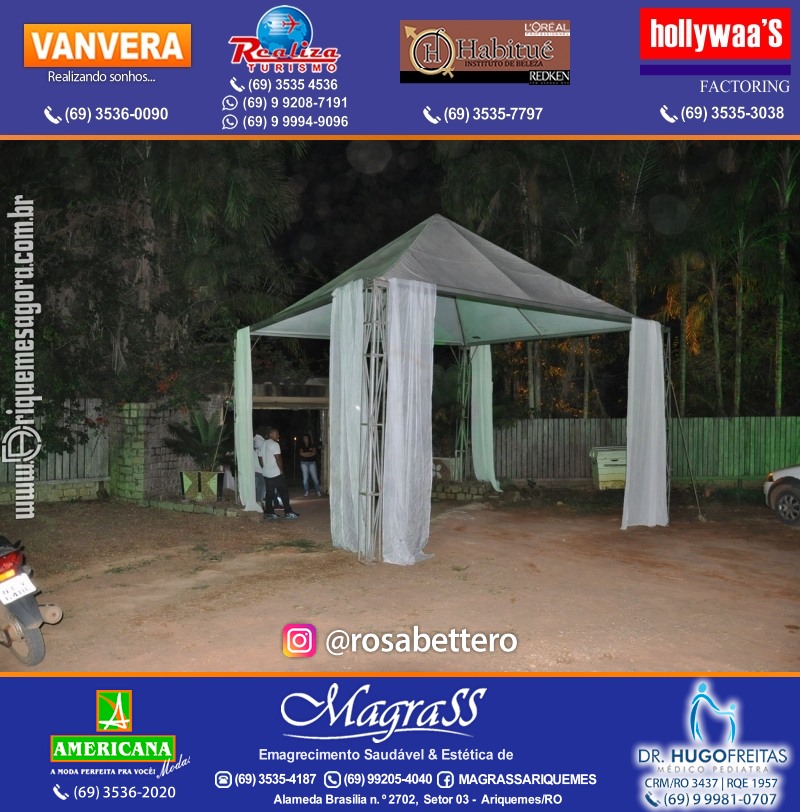 VAMOS LEMBRAR? Luau Sertanejo da V8 em Ariquemes