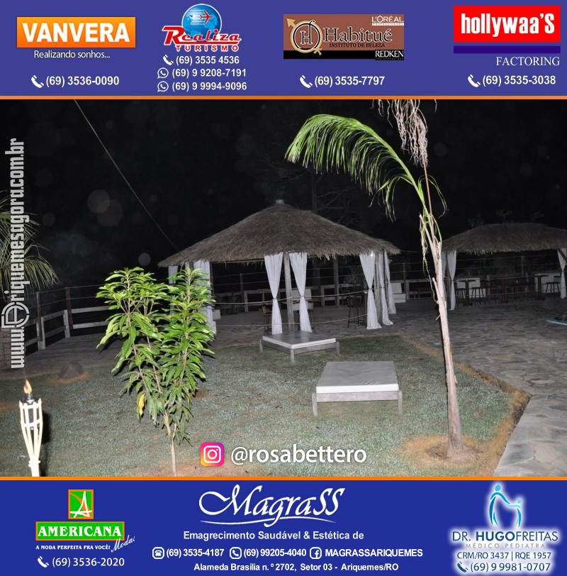 VAMOS LEMBRAR? Luau Sertanejo da V8 em Ariquemes