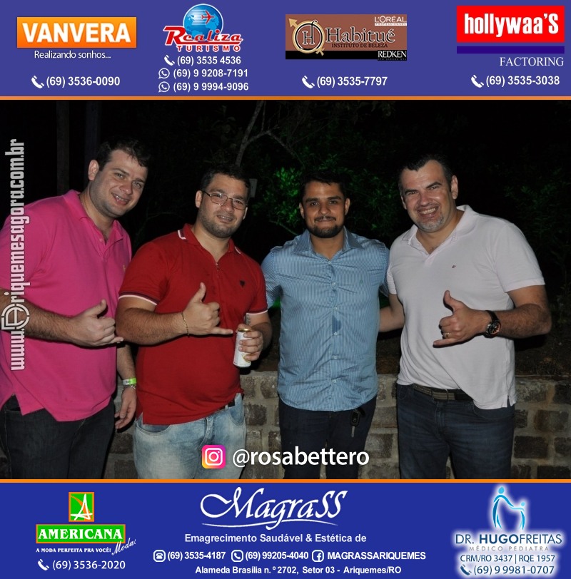 VAMOS LEMBRAR? Luau Sertanejo da V8 em Ariquemes