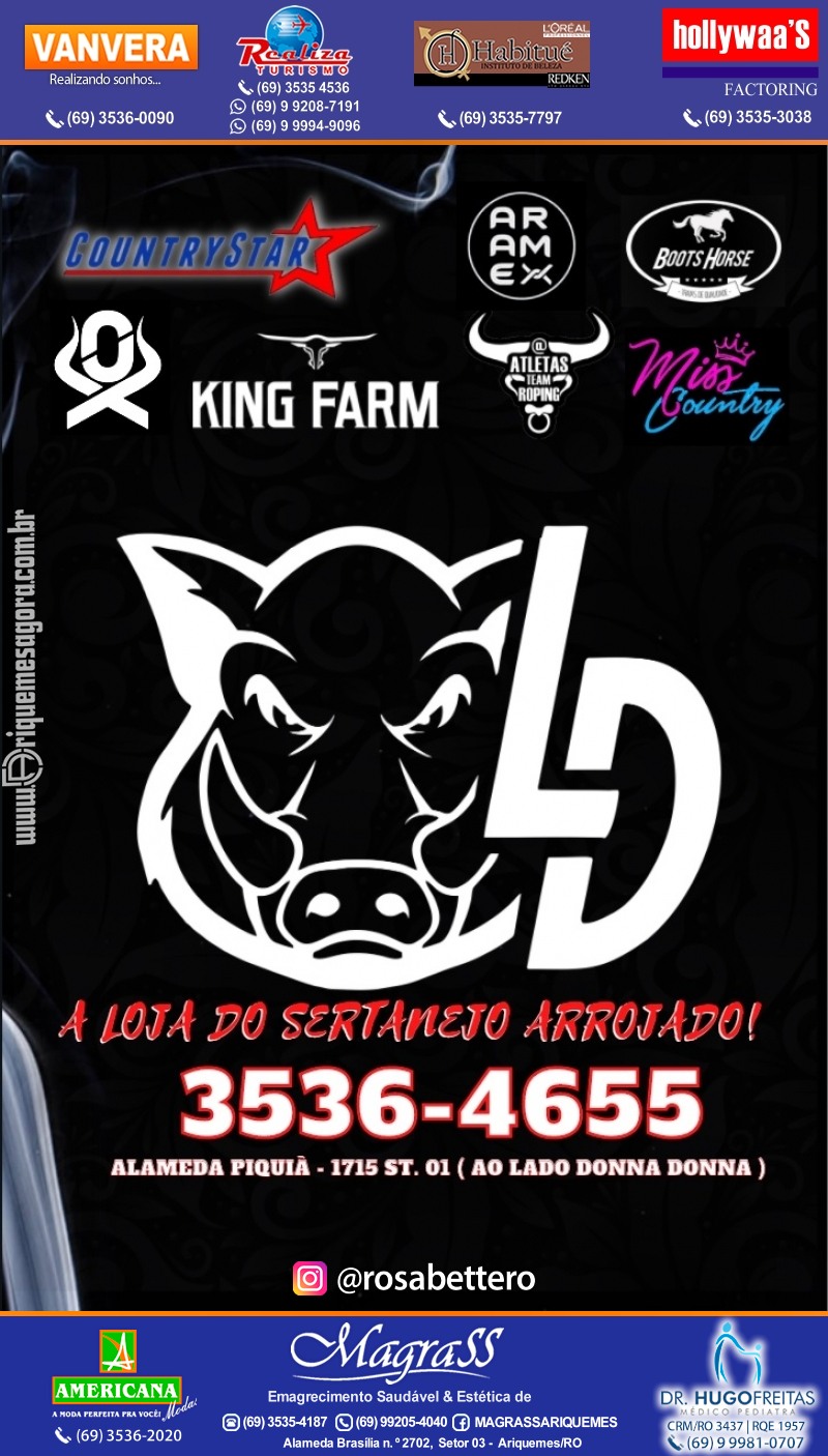 VAMOS LEMBRAR? Luau Sertanejo da V8 em Ariquemes
